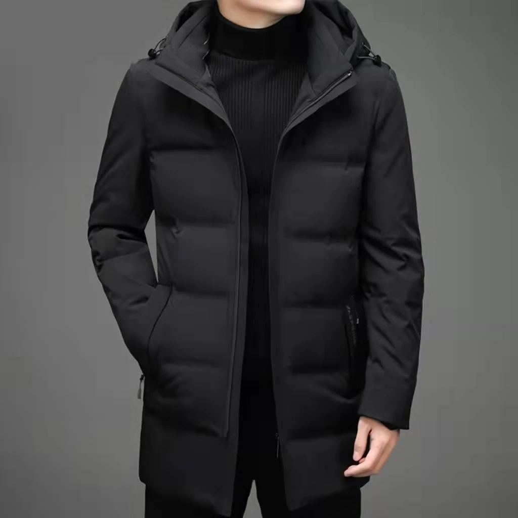 【璐璐专属】保罗冬款男士保暖休闲连帽爆款男士羽绒服HJ-22225