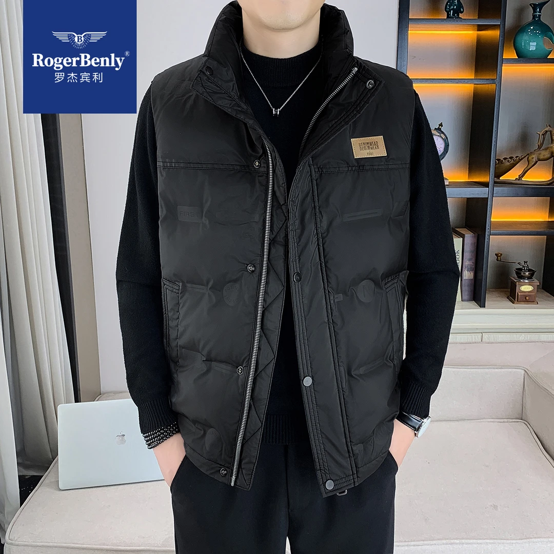 【璐璐专属】罗杰宾利秋冬新款轻薄羽绒马甲透气百搭马甲866801