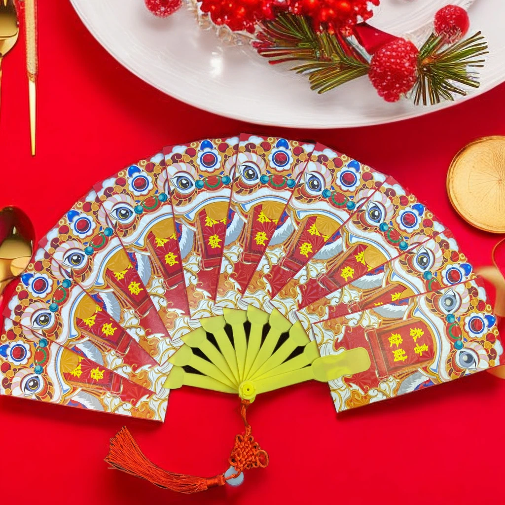 新年醒狮扇形红包一封眼珠会动春节醒狮高考红包2025最新毕业礼物