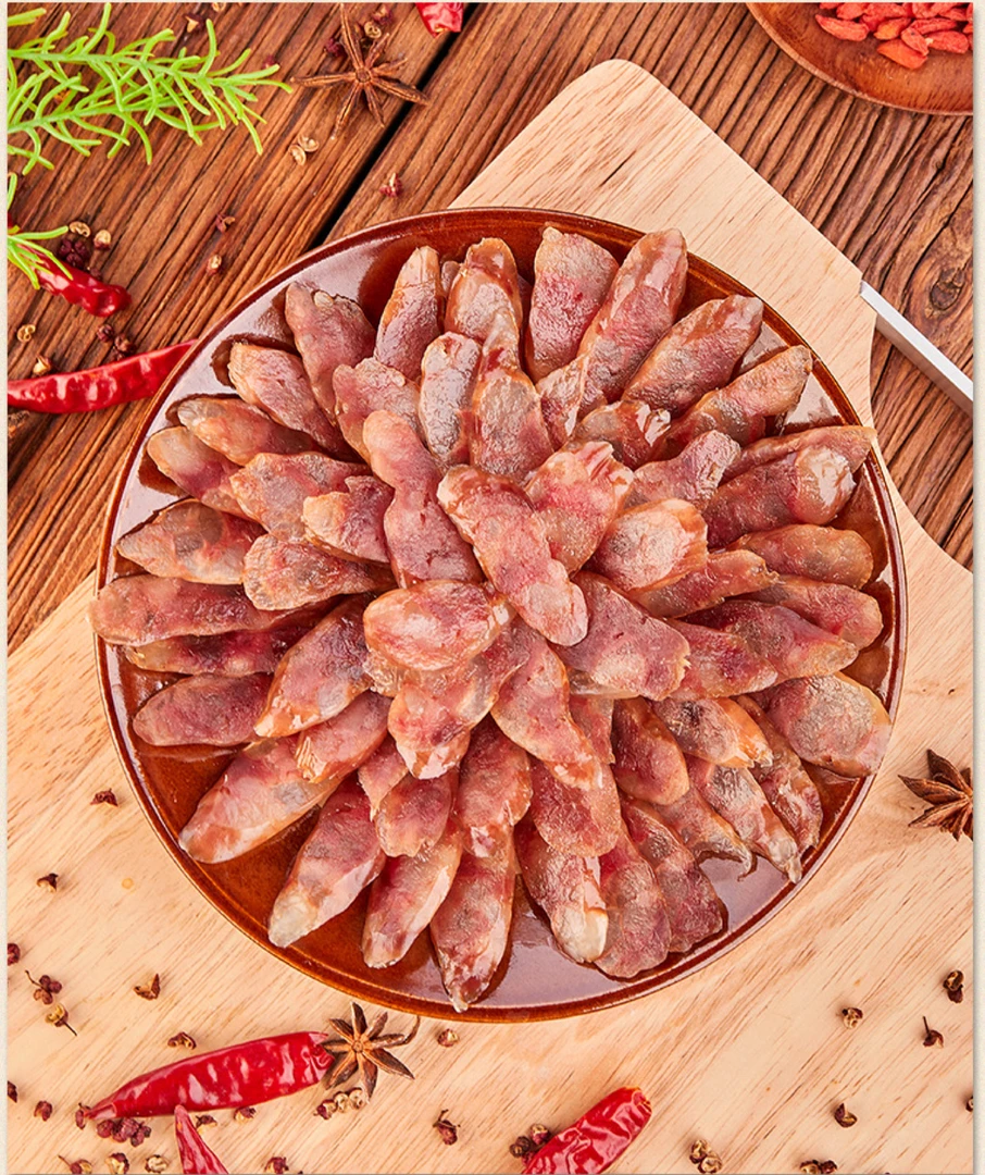 粤北特产野二代跑山猪纯猪肉广式腊肠咸甜口味真空包装顺丰包邮