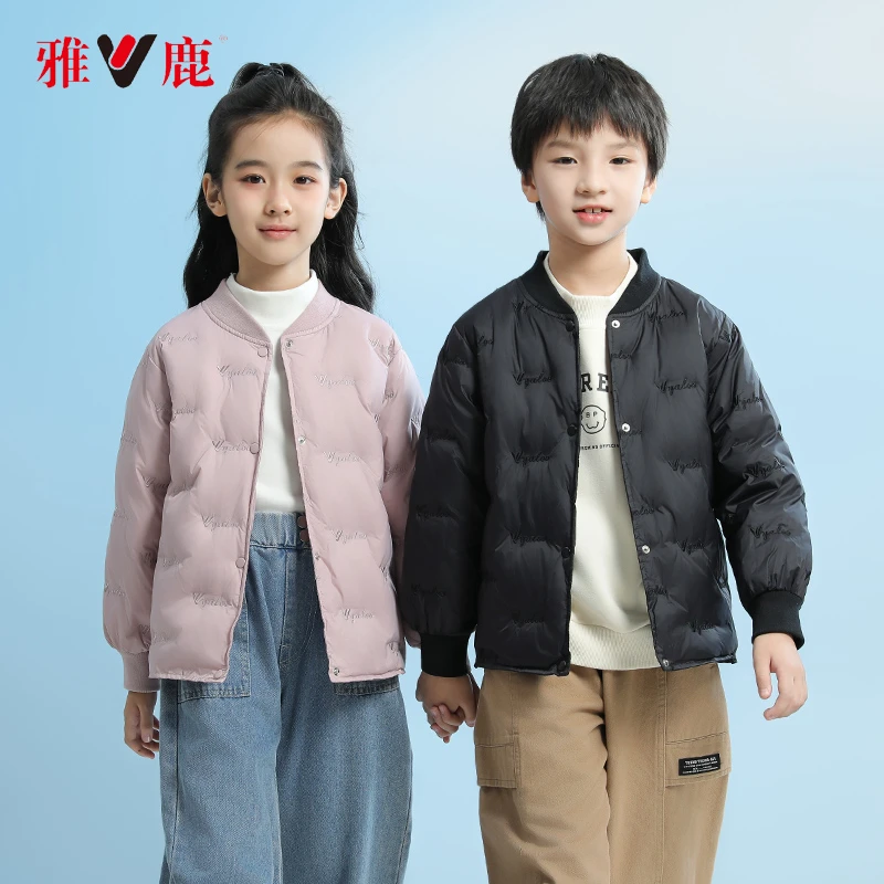【亲子】V/雅鹿刺绣羽绒服内胆短款中大童校服神器儿童Y1T06V01840