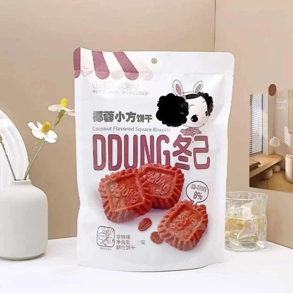 【临期】冬己椰蓉小方饼干80克   25年1月1号到期