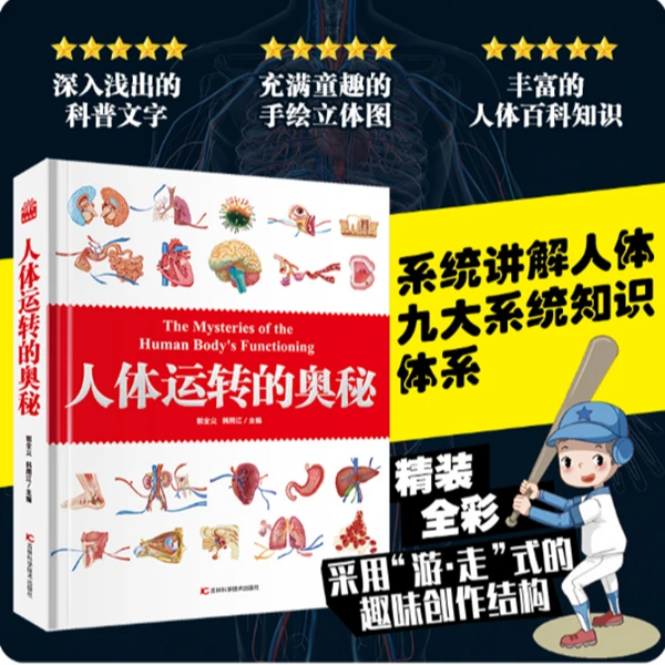 人体运转儿童的奥秘少儿百科全书青少年科普知识书籍