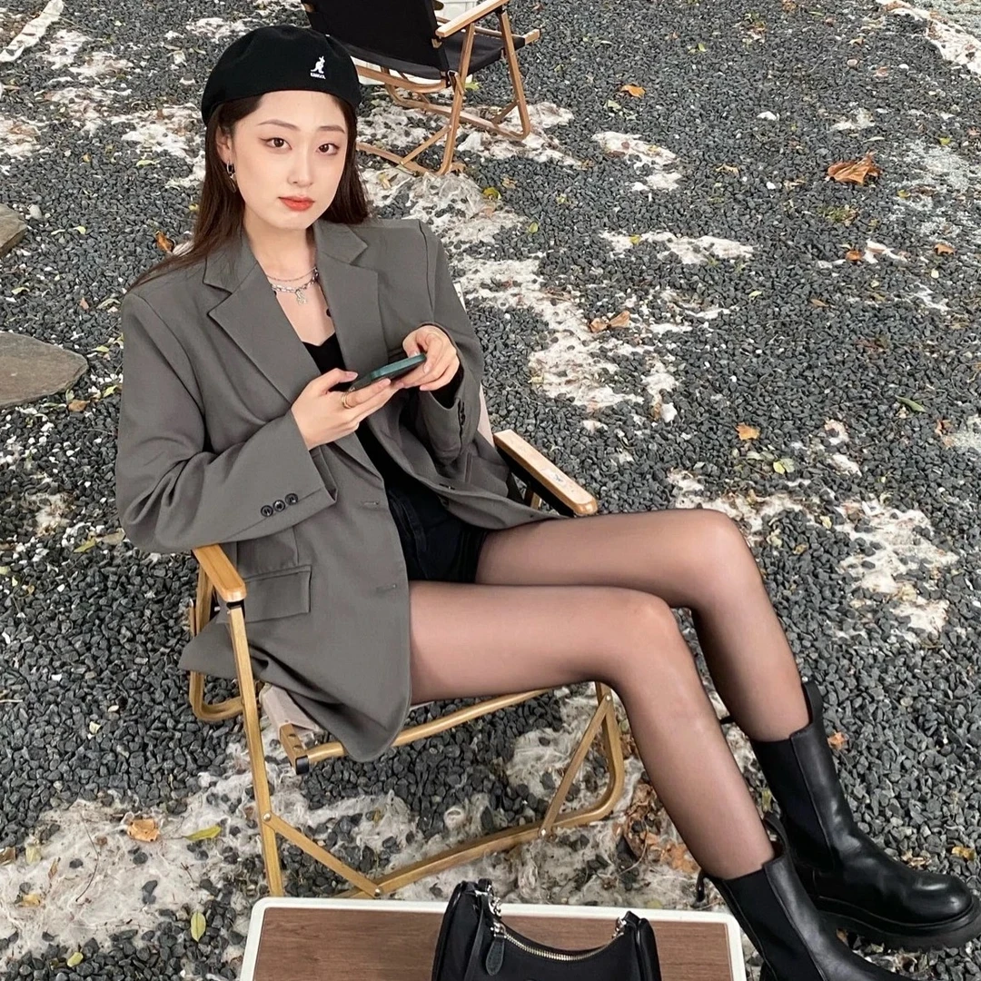 【两条 升级版】水光单层一体黑丝透肤保暖加绒光腿神器打底裤