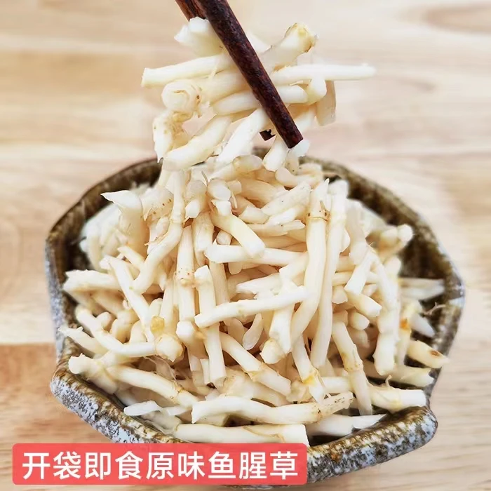 批发鱼腥草新鲜原味折耳根下饭菜真空包装节节根开袋即食包邮200g