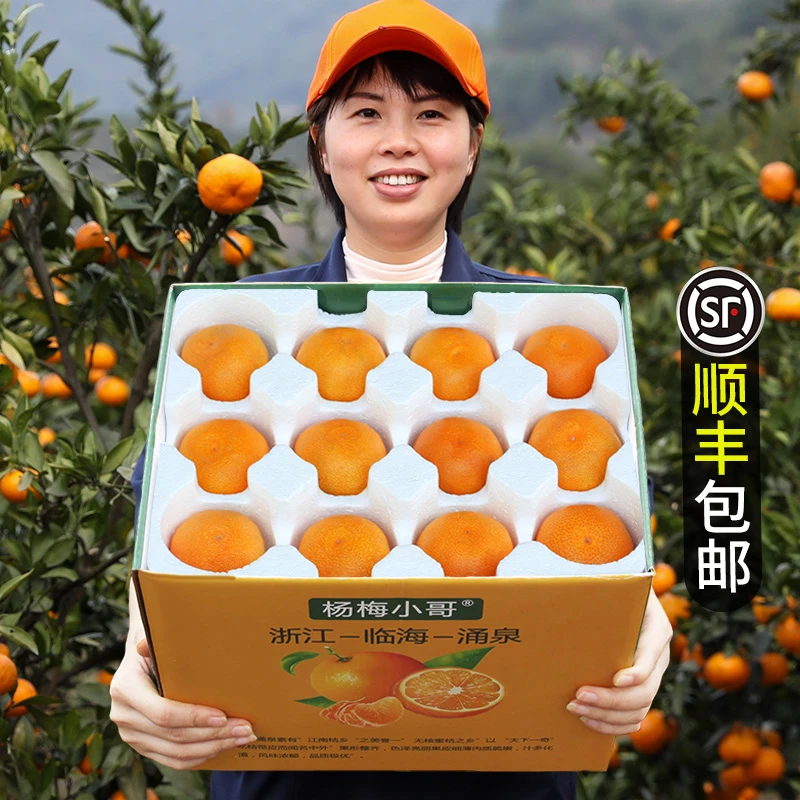 现货速发】9A高山正宗临海涌泉蜜桔新鲜水果橘子5斤黄岩桔10斤柑橘