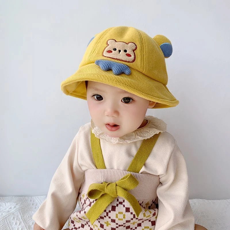 宝宝帽子春秋季遮阳帽春秋款婴儿男童女孩可爱超萌防晒儿童渔夫帽