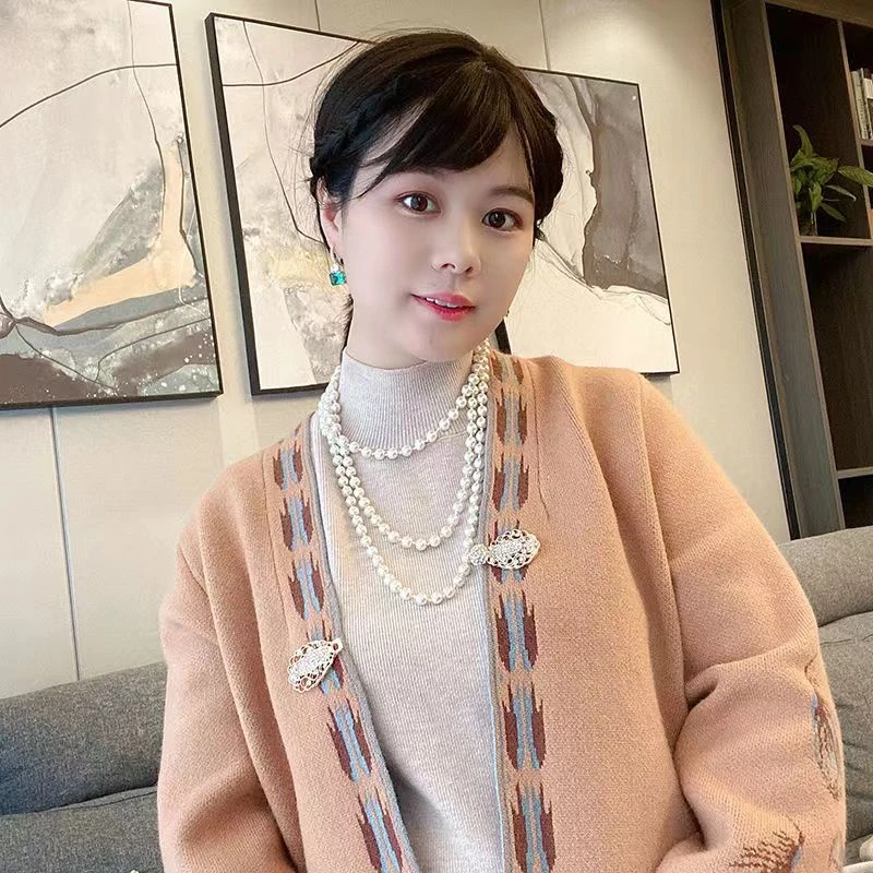 NK-4打结长款150厘米项链女款2025年新款爆款
