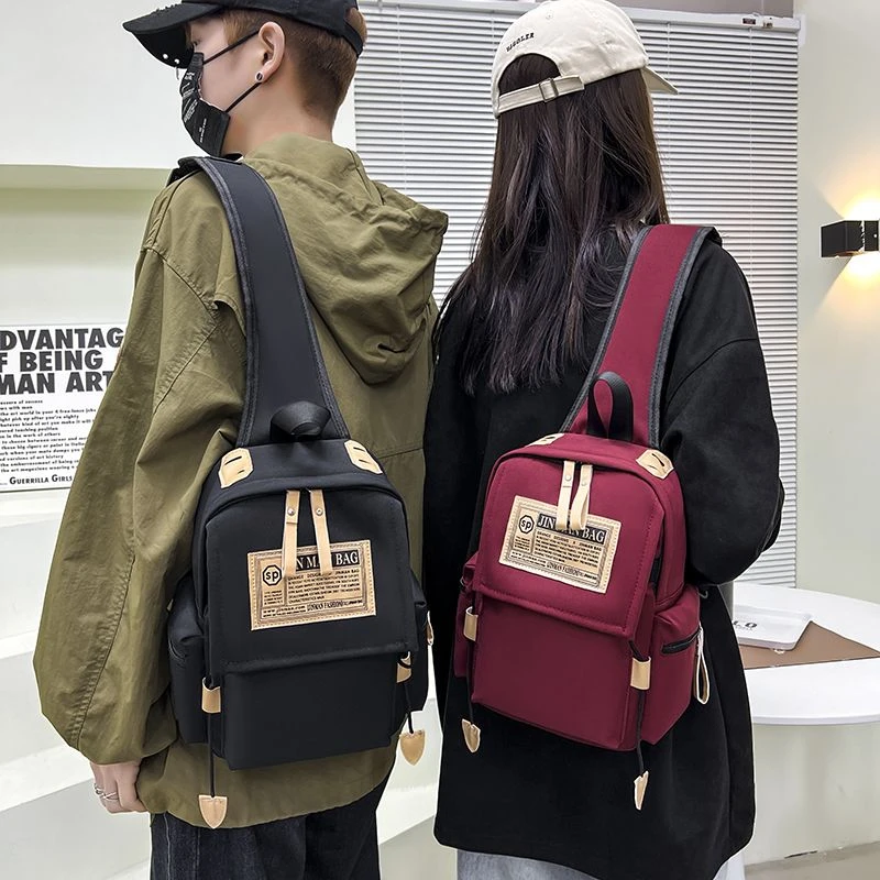 2023新款胸包可放9.7寸iPad 大容量户外百搭包女多功能学生斜挎包