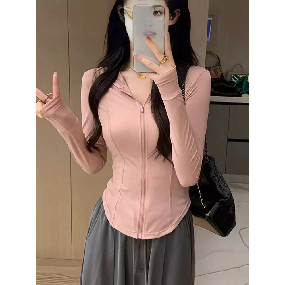 UPF50+修身防晒衣女夏季防紫外线2024新款超薄冰丝透气防晒服薄款