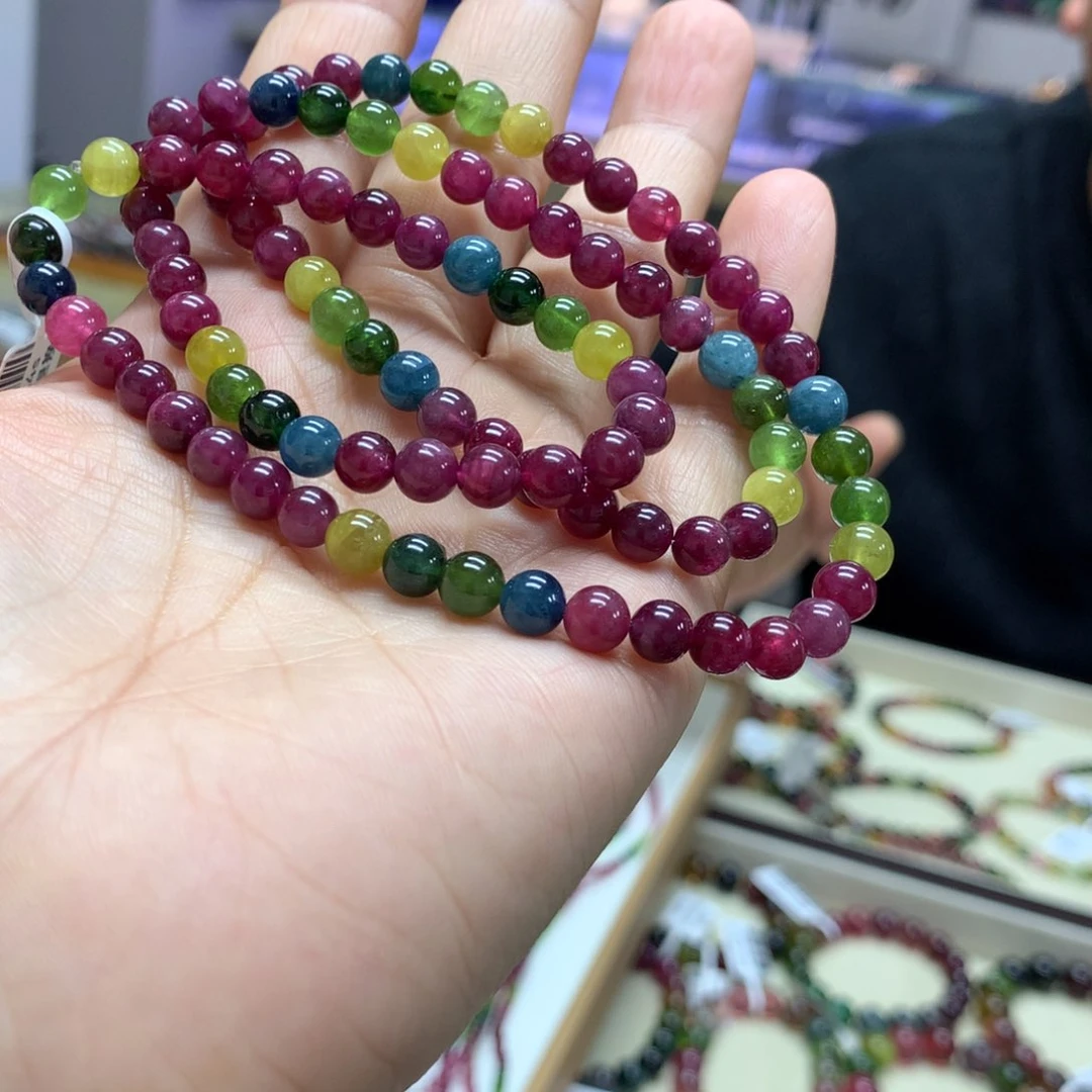 碧玺手链未镶嵌多样性一条