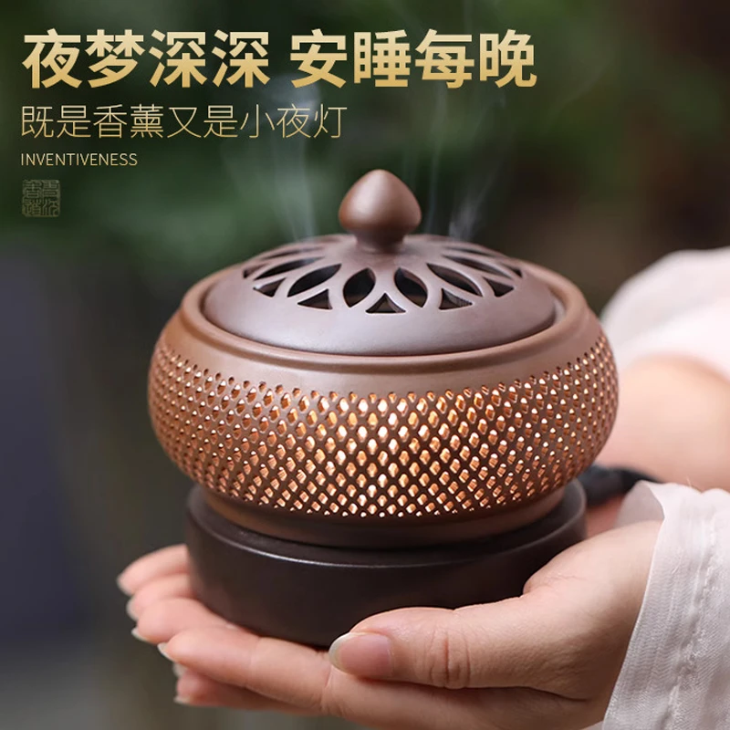 檀香炉电香炉沉香电熏炉电子熏香炉家用香炉香薰炉爆款2023新款