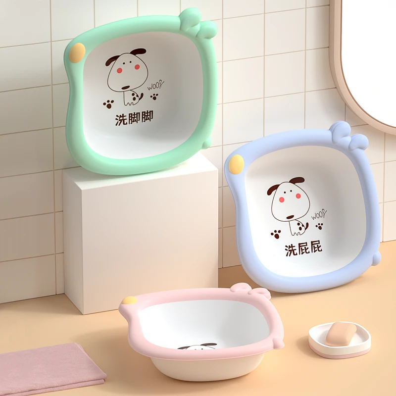 婴儿洗脸盆新生儿童洗屁洗脚盆初生宝宝专用非悬挂非折叠家用小盆