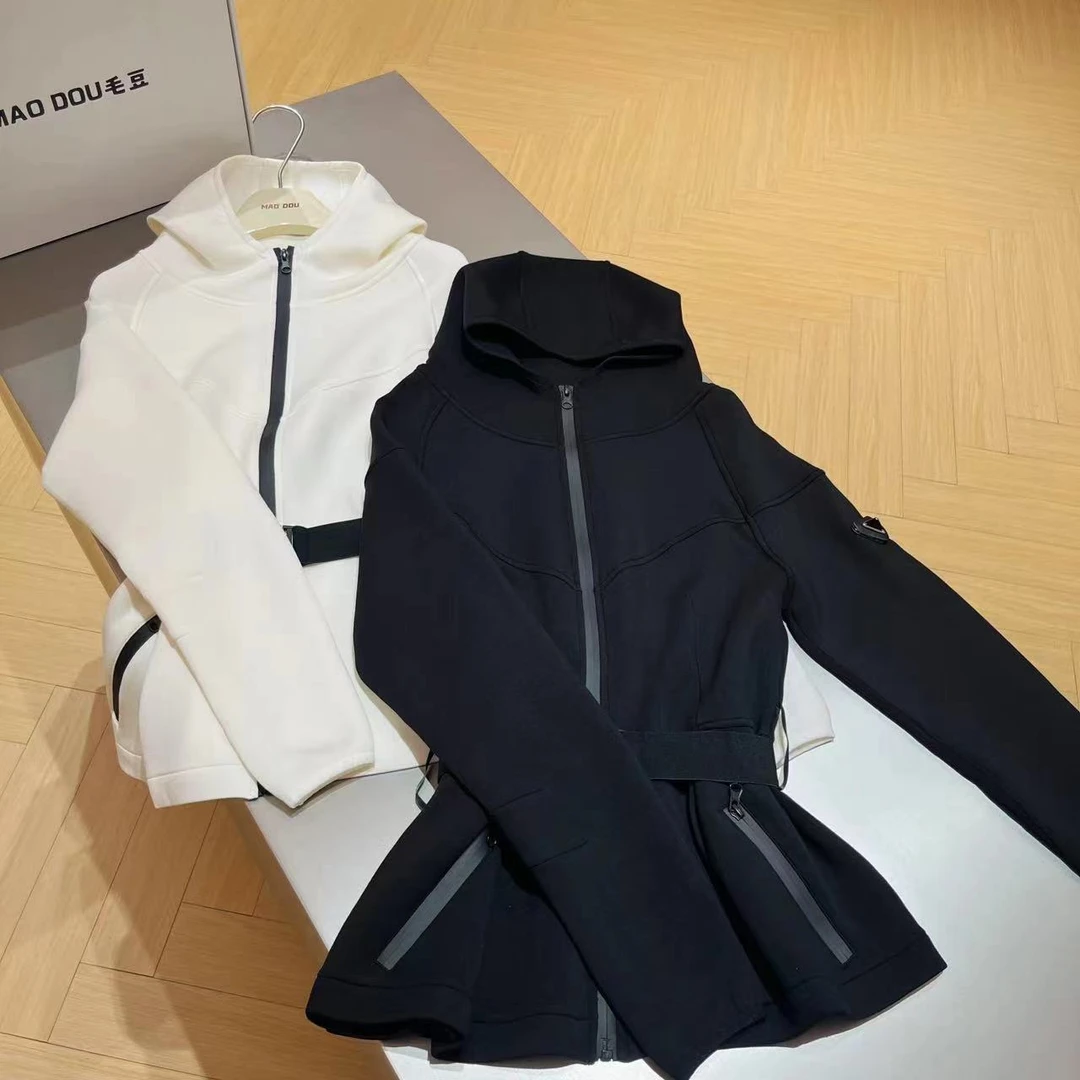 【MAODOU】5296女款连帽拉达家秋冬新品名媛风长袖休闲时尚