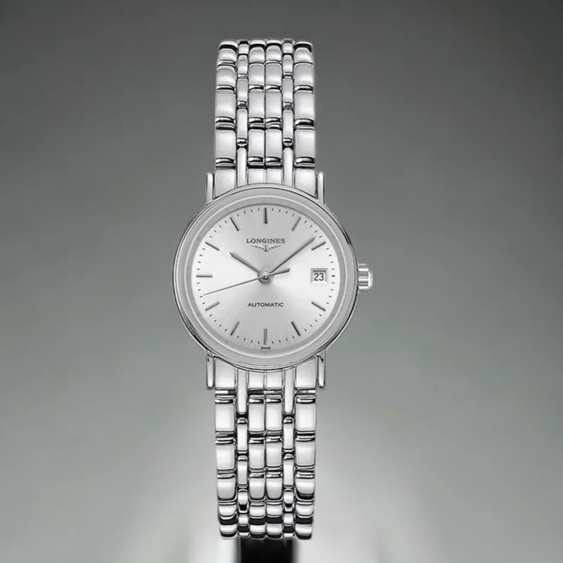 99新 Longines/浪琴 全套/瑰丽/L4.321.4型号/25.5表径/机械/条丁