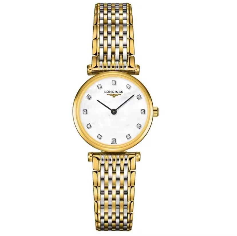 99新 Longines/浪琴 全套嘉岚女表L4.512.1型号/29表径石英/时尚