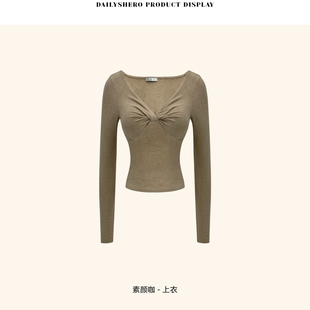 Momoshero【高颜“扭扭结”】 年底vibe品～“3s速暖”260g磨毛扭结打底