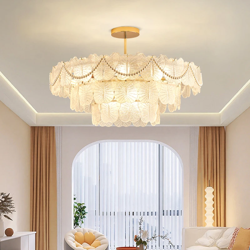 美式创意大气轻奢客厅简约吊灯客厅灯主卧餐厅后现代北欧法式房间