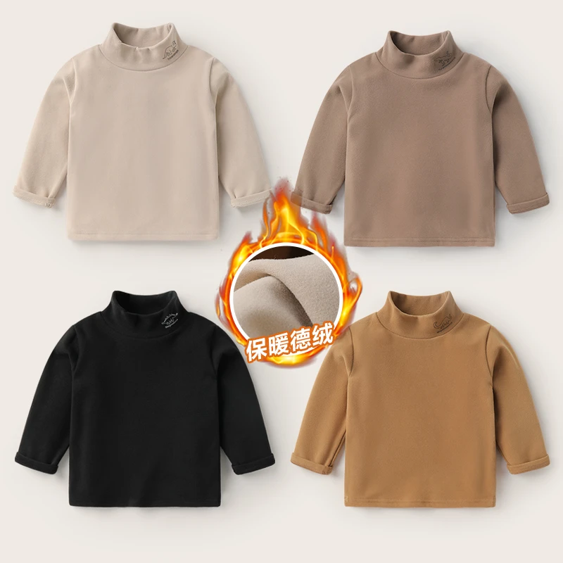 男童德绒打底衫长袖T恤秋装秋冬童装儿童宝宝小童秋衣秋季U14240