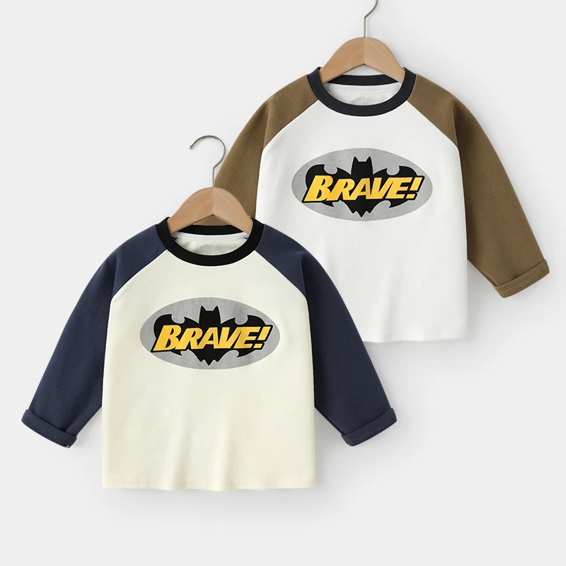 【现货】右欧男童纯棉长袖T恤春装春款童装儿童小童上衣洋气U14571