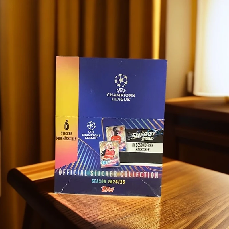 【拆盒】Topps 2024-25欧冠足球贴纸（包邮）