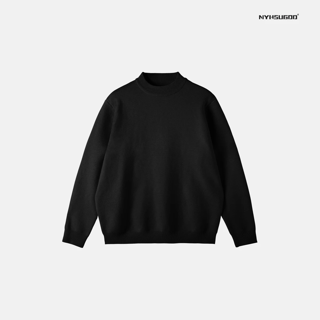 NYHSUGOO/南乙3258秋冬致橡树男士一体绒毛衣针织衫韩系百搭打底