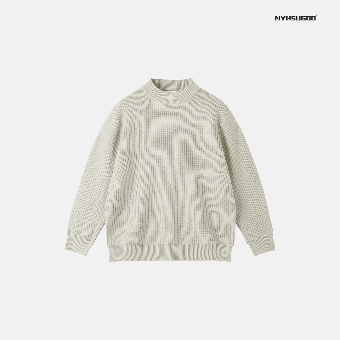 NYHSUGOO/南乙D1030秋冬男士新款圆领毛衣韩系情侣百搭新款上衣