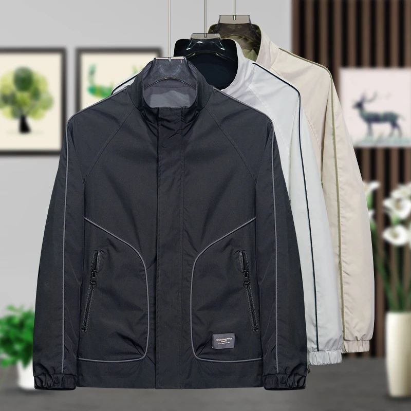 售罄-803-721潮牌2024春秋季爆款休闲30-40岁上档次夹克外套男士