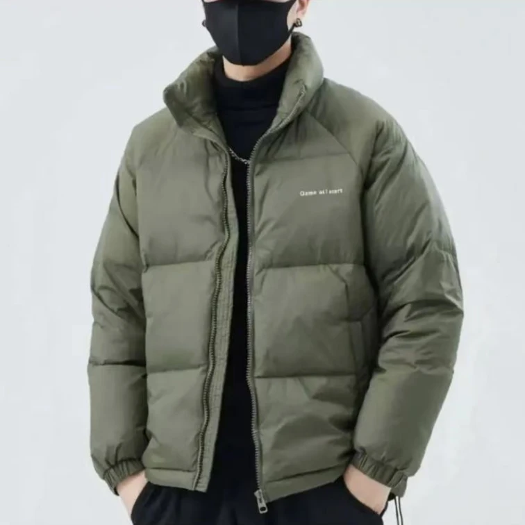 968-7K177 冬季御寒保暖男士百搭时尚休闲帅气短款运动修身棉外套