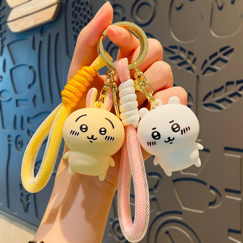 可爱创意汽车钥匙扣卡通包包挂件优品