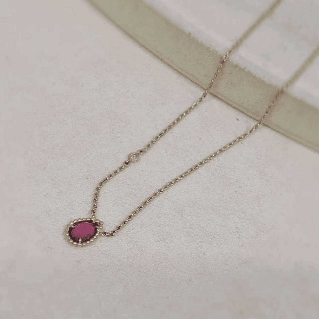 95新 Boucheron/宝诗龙 安洁利田哥项链/SK0118260