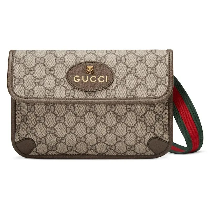 95新 GUCCI/古驰 安洁利田哥古驰经典虎头胸包/【66】