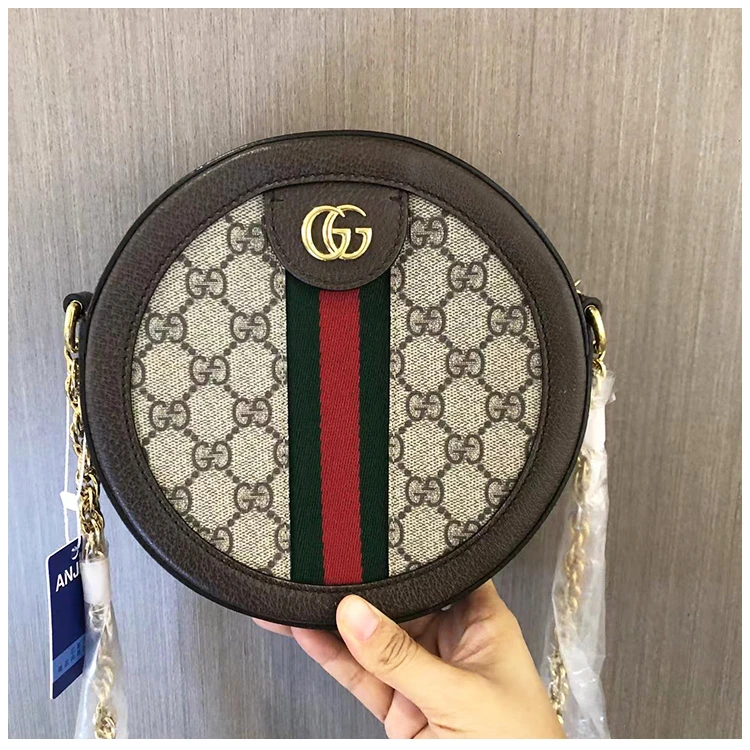 95新 GUCCI/古驰 安洁利田哥圆饼包/BK0102071