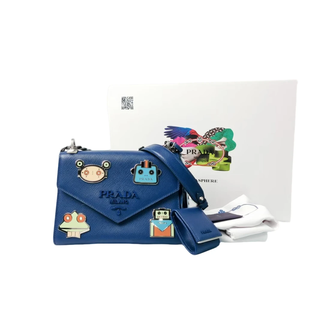 95新 Prada/普拉达 安洁利田哥链条包/YH102641