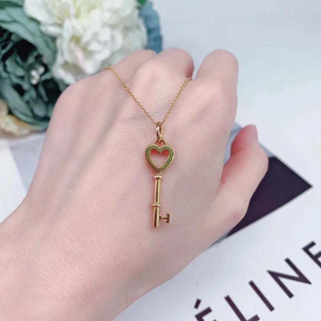 95新 Tiffany & Co./蒂芙尼 安洁利田哥项链/SK0113633
