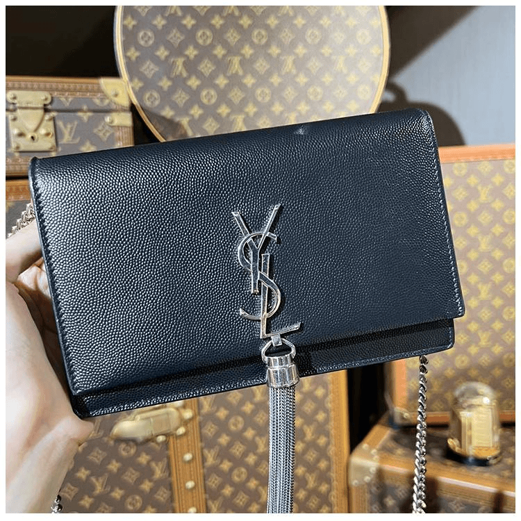 95新 YSL/圣罗兰 安洁利田哥链条包/bk0074263