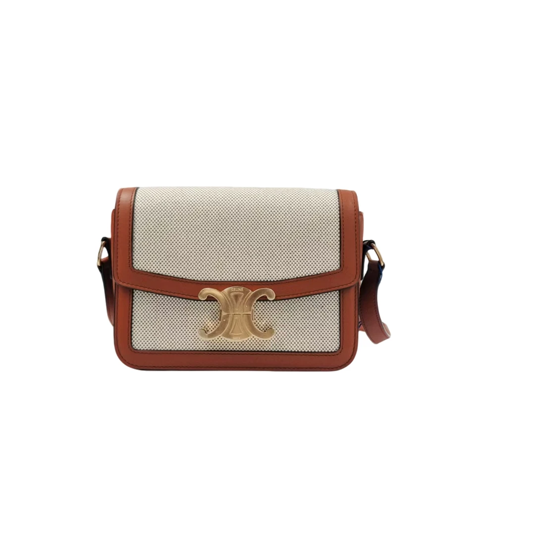99新 Celine/思琳 安洁利田哥斜挎包/YH919077