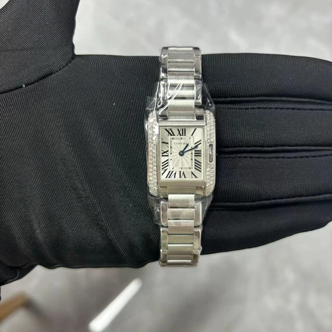 99新 Cartier/卡地亚 安洁利田哥卡地亚腕表sbk0127297
