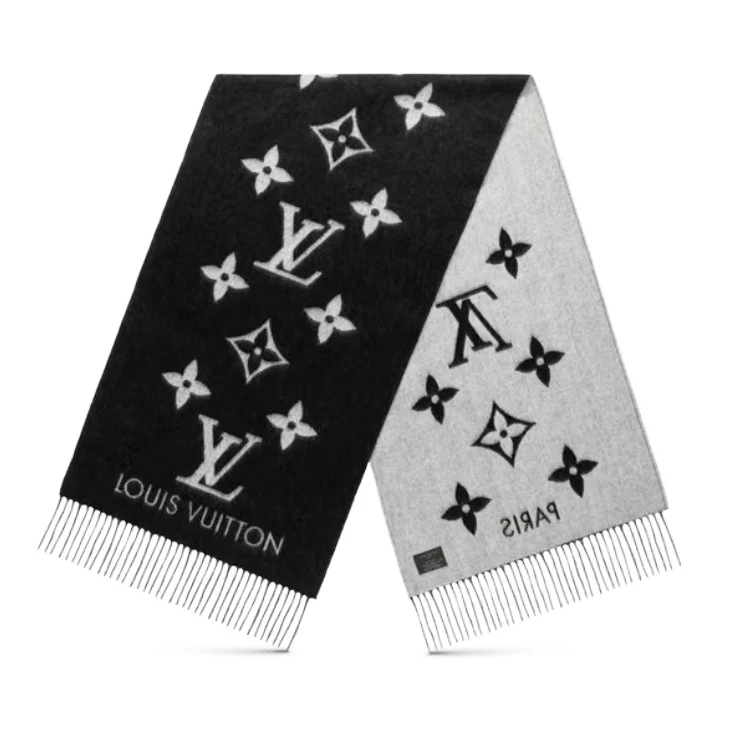 全新未使用 LouisVuitton/路易威登  安洁利田哥围巾/QX