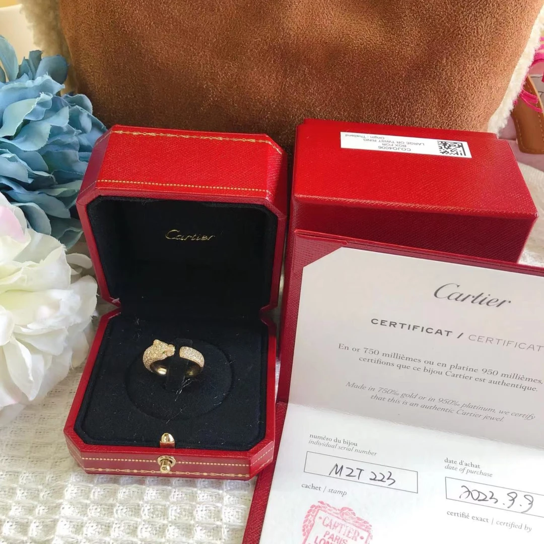 95新 Cartier/卡地亚 卡地亚  安洁利严选戒指/SK0110103