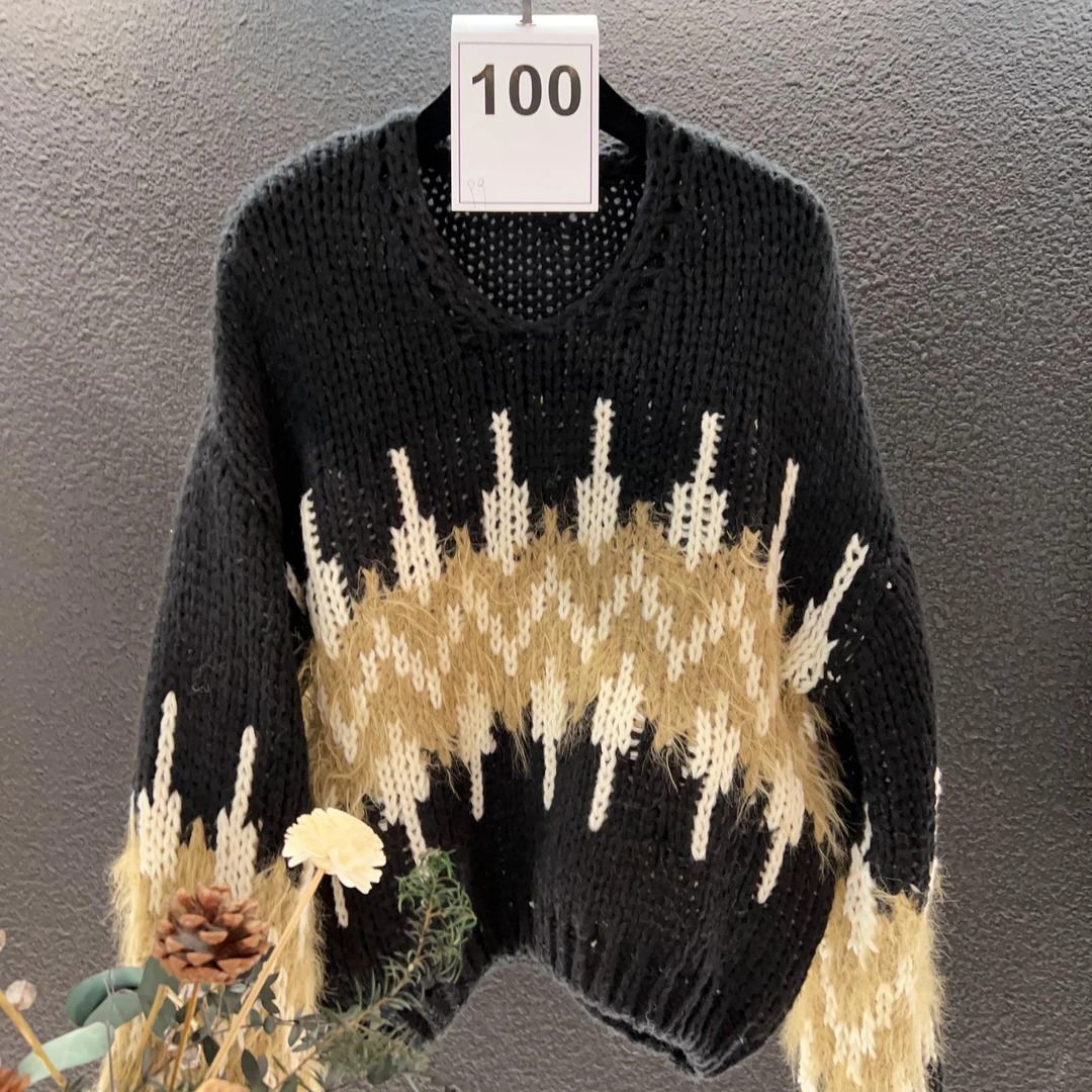 高端定制100 小香风百搭新款毛衣