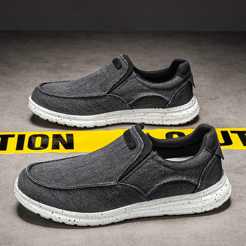 男鞋46码帆布鞋男款大码工作鞋45休闲透气板鞋子男士老北京布鞋子