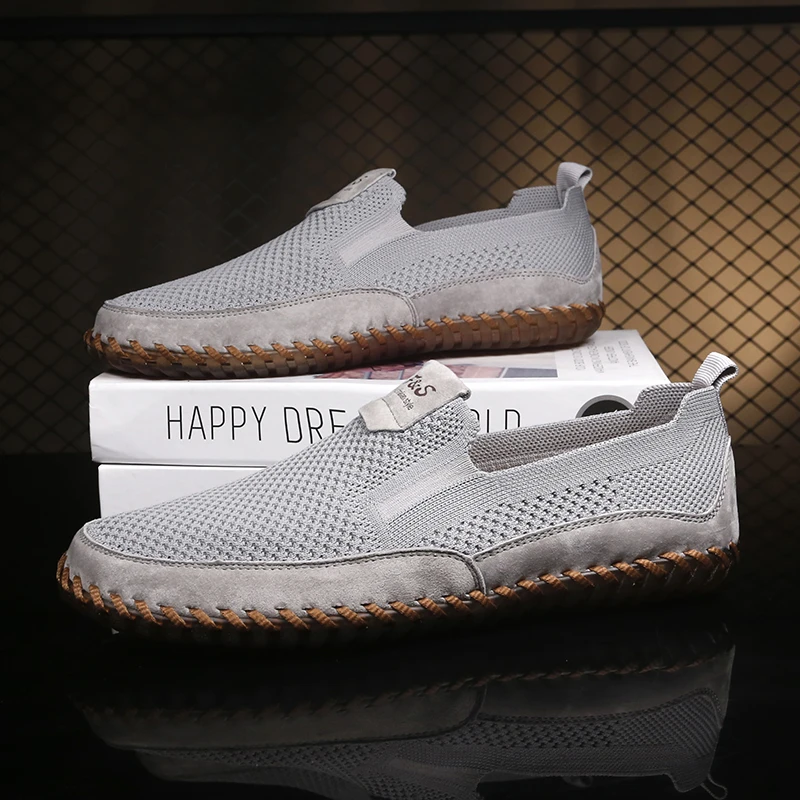 夏季大码洞洞网面凉鞋45镂空男鞋4647透气薄款网眼鞋男士网鞋软底