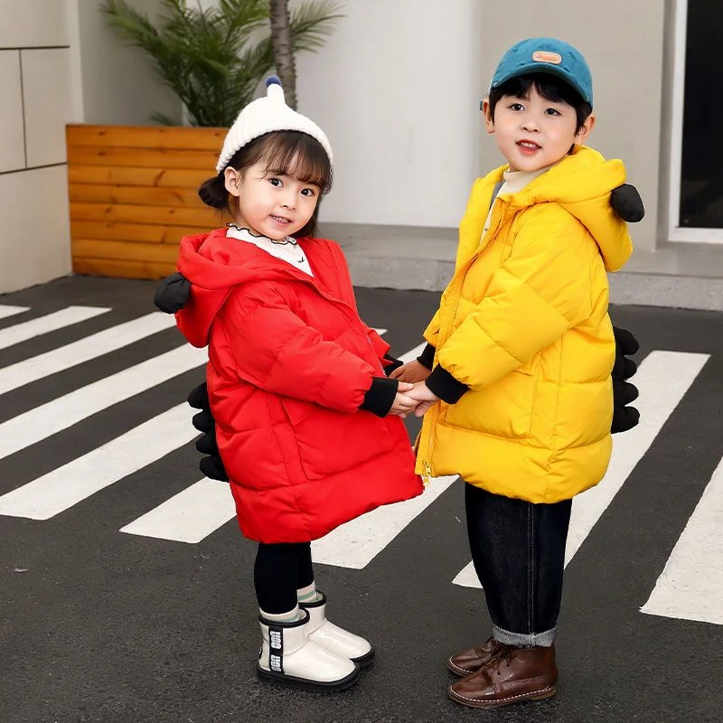波司豋款羽绒服加厚保暖2022新款洋气男女宝宝韩版防风外套