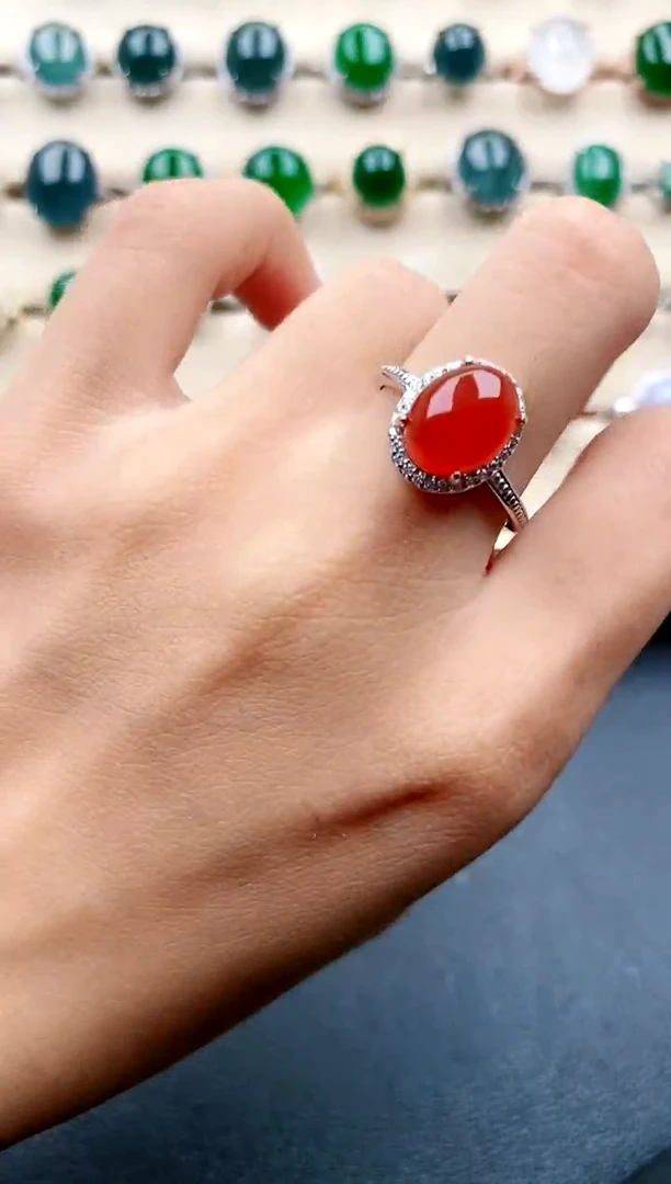 【闪购商品】玛瑙/玉髓戒指未镶嵌.....1