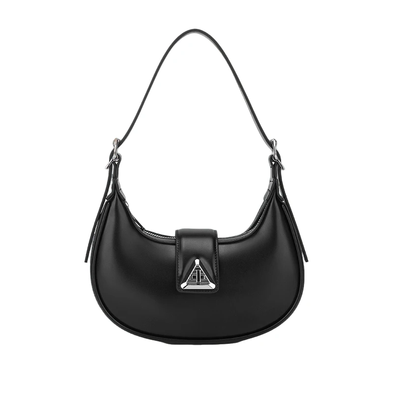 2024夏季新款潮流时尚百搭女士单肩斜挎腋下月牙包