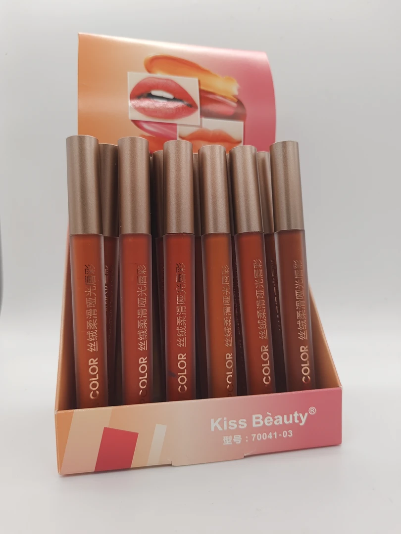 Kiss Beauty丝绒柔滑哑光唇彩水感清透色泽饱满带来视觉新体验