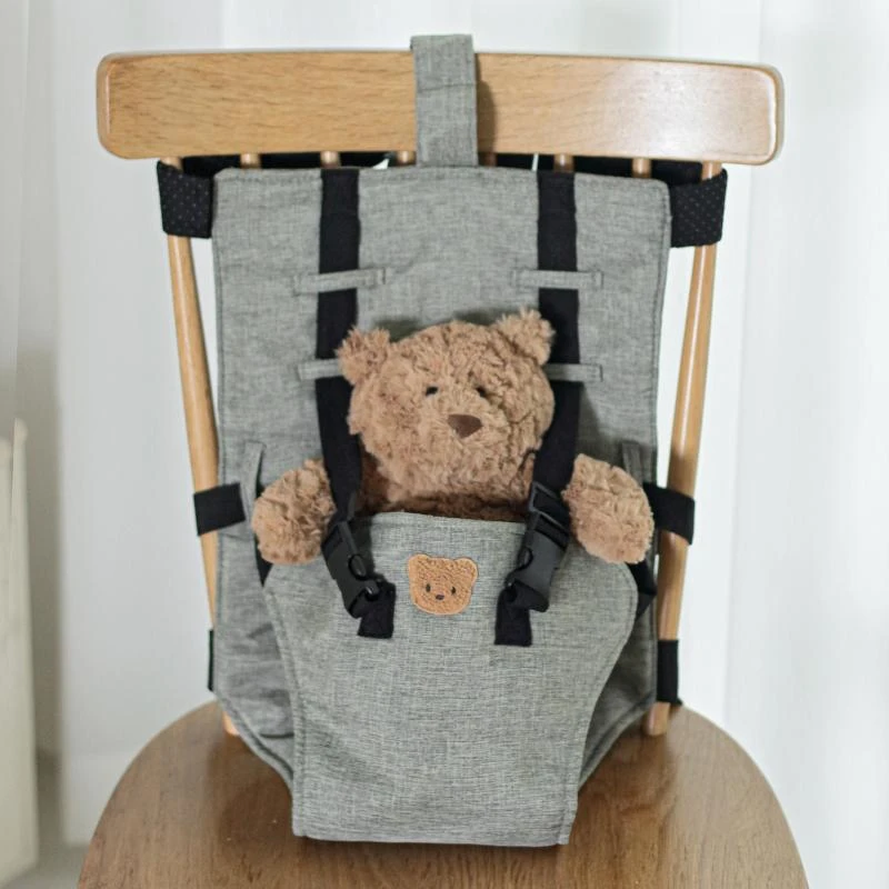 适配任何成长椅婴儿就餐腰带便携式儿童座椅安全带透气餐椅套安全