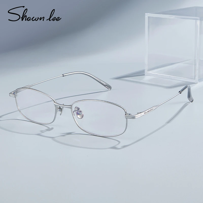 Shawnlee窄框中国限定钛架眼镜框近视女可配度数防蓝光素颜眼睛架