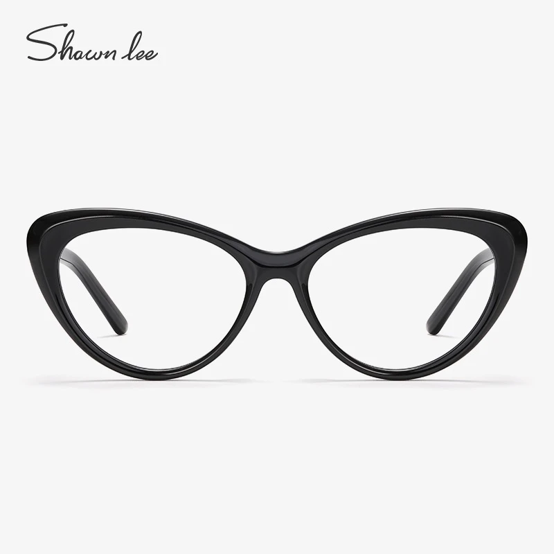 Shawnlee猫眼眼镜欧美近视镜女防蓝光护眼复古板材眼镜框可配度数